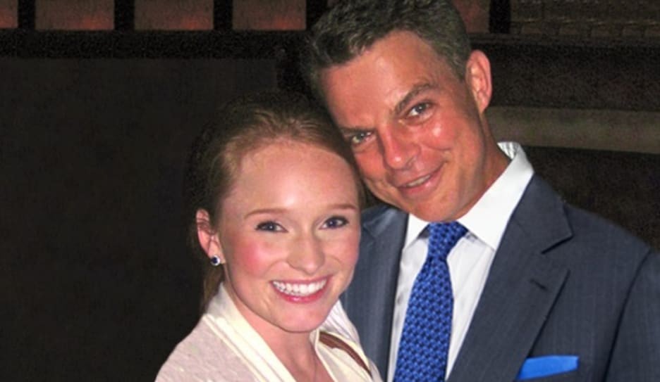 Image of famous journalist, Shepard Smith and his ex-wife