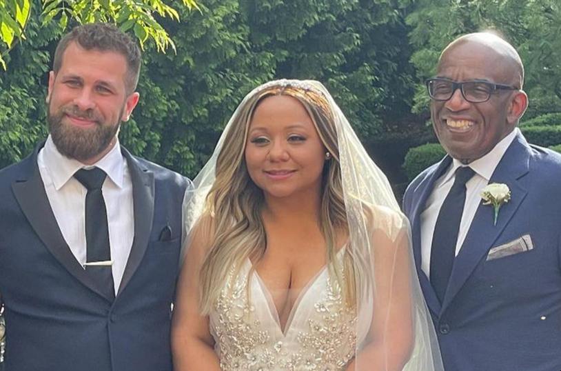 Image of the daughter of renowned NBC weather anchor Al Roker, Courtney Roker marriage