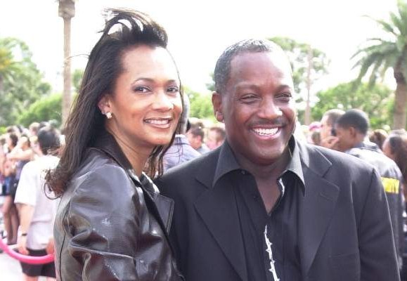 Image of An American DJ, TV personality, and actor, Doonie Simpson and wife