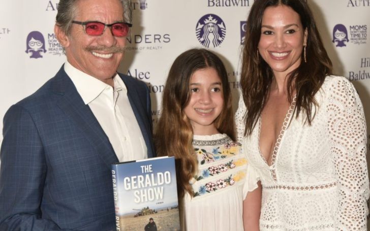 Image of a TV producer, Erica Michelle Levy and her family