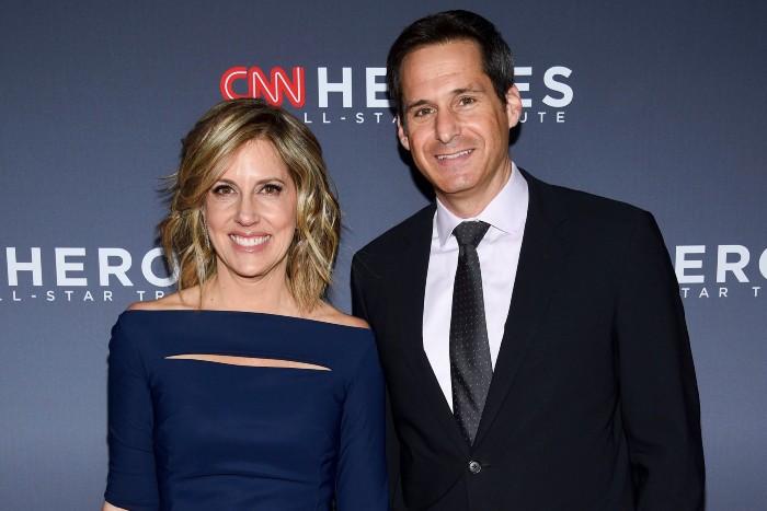 Image of the current co-host of Brianna Keillar on CNN, John Berman and wife