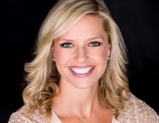 A sports journalist on NBC Sports Channel, Kathryn Tappen