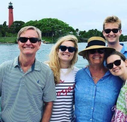 Image of host of Fox & Friends, Steve Doocy and family