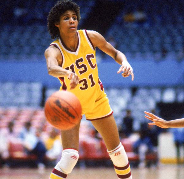 Legend player, Cheryl Miller in ground 