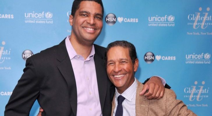 Bryant Gumbel with his son Christopher Gumbel