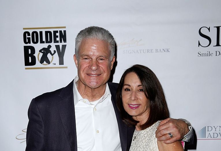Jim Lampley with his fourth wife, Debra Schuss