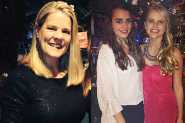 Image of Gregg Jarrett's wife, Catherine Kennedy Anderson and their daughters, Grace and Olivia Jarrett