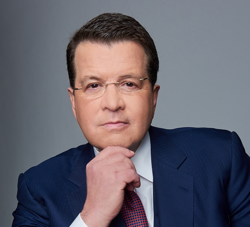 Image of Neil Cavuto in black suit with sunglasses 