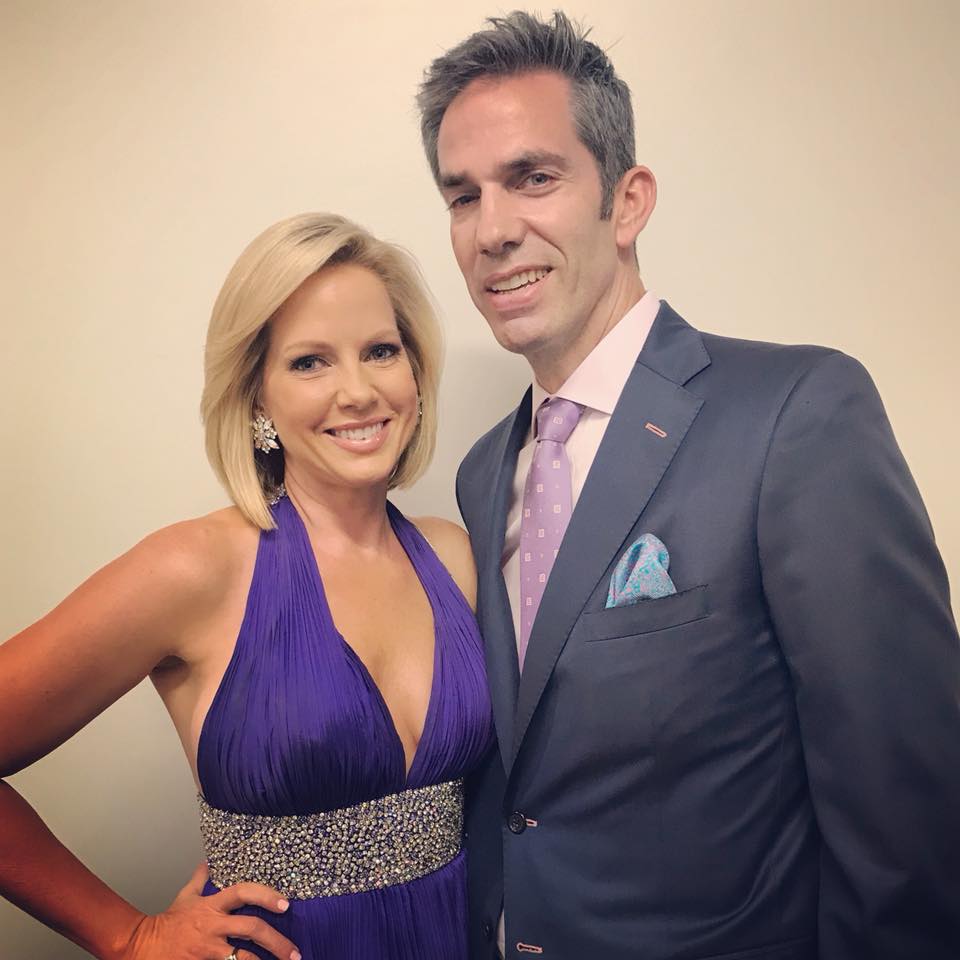 Image of Shannon Bream with her husband, Sheldon Bream